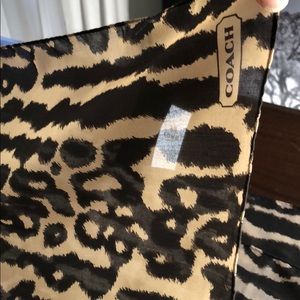 Beautiful brand new Coach print scarf
